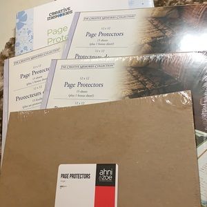 NEW Creative Memories 12x12 page protectors (5)
